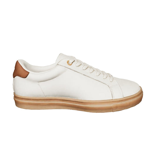 Cream Leather Sneaker